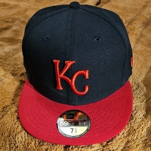 New Era Black Kansas City Royals Hat